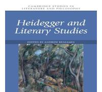 Cambridge University Press Heidegger & Literary Studies Hardback Book Cambridge University Press Multicolor