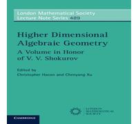 Cambridge University Press Higher Dimensional Algebraic Geometry Paperback Book Cambridge University Press Multicolor