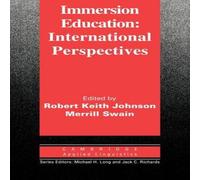 Cambridge University Press Immersion Education: International Perspectives Paperback Book Cambridge University Press Multicolor