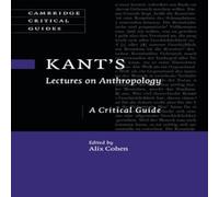 Cambridge University Press Kant's Lectures on Anthropology Paperback Book Cambridge University Press Multicolor