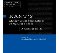 Cambridge University Press Kant's Metaphysical Foundations of Natural Science Hardcover Book Cambridge University Press Multicolor