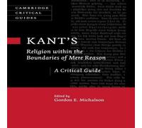 Cambridge University Press Kant's Religion within the Boundaries of Mere Reason Paperback Book Cambridge University Press Multicolor