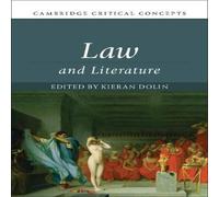 Cambridge University Press Law & Literature Paperback Book Cambridge University Press Multicolor