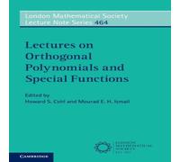 Cambridge University Press Lectures on Orthogonal Polynomials & Special Functions Paperback Cambridge University Press Multicolor