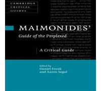 Cambridge University Press Maimonides' Guide of the Perplexed Paperback Book Cambridge University Press Multicolor
