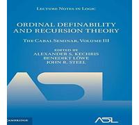 Cambridge University Press Ordinal Definability & Recursion Theory Hardcover Book Cambridge University Press Multicolor