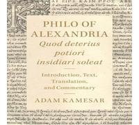 Cambridge University Press Philo of Alexandria: Quod deterius potiori insidiari soleat Cambridge University Press Multicolor