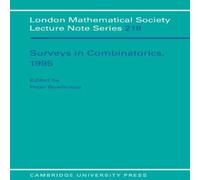 Cambridge University Press Surveys in Combinatorics, 1995 Paperback Book Cambridge University Press Multicolor