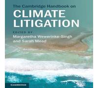 Cambridge University Press The Cambridge Handbook on Climate Litigation Paperback Cambridge University Press Multicolor