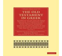 Cambridge University Press The Old Testament in Gr ccording to the Text of Codex Cambridge University Press Multicolor