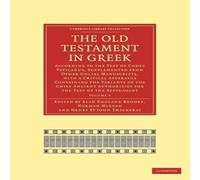 Cambridge University Press The Old Testament in Gr ccording to the Text of Codex in White Cambridge University Press White