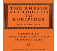 Cambridge University Press The Rhesus Attributed to Euripides Paperback Book Cambridge University Press Multicolor
