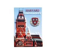 Cambridge USA 3D Harvard University Fridge Magnet Souvenir Gift,Resin Handmade Harvard Refrigerator Magnet Home & Kitchen Decoration Collection