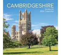 Cambridgeshire 2026 Square Wall Calendar, 16 Month, Historic Landmarks and Architecture