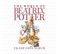 Cambridgeshire Coins 2020 Beatrix Potter UK 50p Coin Hunt Album Folder Collectors 15 Coin Slot Peter Rabbit Queen Elizabeth Xmas Gift Birthday Gift