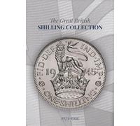 Cambridgeshire Coins New Great British One Shilling Coin Hunt Album Folder Collectors 70 Coin Slot 1925-1966 Xmas Gift Birthday Present