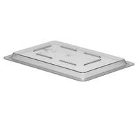 Cambro (1218CCW135 Camwear Food Storage Box Flat Lid (12-Inch x 18-Inch, Polycarbonate, Clear)