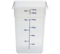 Cambro (22SFSPP190) 22 qt Polypropylene Food Storage Container - CamSquare®
