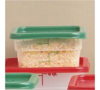 Cambro 2qt Square Container Set of 3 with Lids