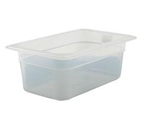 Cambro 44PP190 2.7-Quart Polypropylene Translucent Food Pan, Size 1/4 by food service warehouse