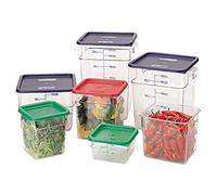 Cambro 4SFSCW135 Square Storage Container, 3.8 L Capacity, Clear