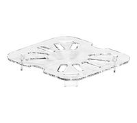 Cambro 60CWD135 Camwear Drain Shelf, Clear (6/Case)