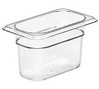 Cambro 94CW135 1/9 Gastronorm Pan, Clear