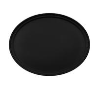 Cambro Camtread Large Fibreglass Oval Non-Slip Tray Black 600mm