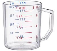 Cambro Camwear Polycarbonate Measuring Cup, 1-Cup Dry Measure, Clear