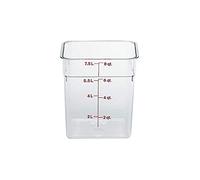 Cambro Camwear Polycarbonate Square Food Storage Container, 8 Quart (This does not come with a lid)