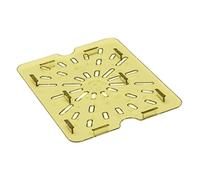 Cambro High Heat Polycarbonate 1/2 Gastronorm Drain Plate
