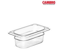 Cambro Polycarbonate Clear Gastronorm 1/9 (Each)