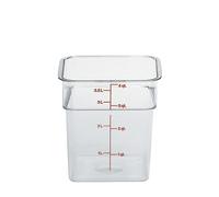 Cambro Polycarbonate Clear Storplus Container 185 x 185 x D187mm (Each)