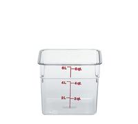 Cambro Polycarbonate Clear Storplus Container 215 x 215 x D185mm (Each)