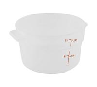 Cambro (RFS2PP190) 2 Qt. Round Polypropylene Food Storage Container - Camwear