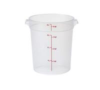 Cambro RFS4PP190 4 qt Round Polypropylene Food Storage Container - Camwear Design