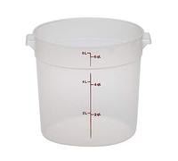 Cambro (RFS6PP190) 6 qt Round Polypropylene Food Storage Container - Camwear®