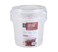 Cambro RFS6PPSW2190 6-Quart Round Food-Storage Container with Lid, Set of 2