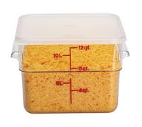 Cambro SFC12SCPP Cambro Square Seal Lid for 12, 18 and 22 Qt. Capacity Clear Camwear Containers