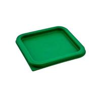 Cambro Small Polyethylene Square Lids for 2 and 4 qt. Food Containers, 6 Pack Y