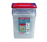 Cambro Square Food Storage Containers with Lids, 8 Quart