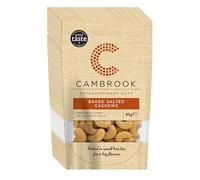 Cambrook - Baked & Salted Cashews, 80g Bags, Pack of 12