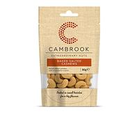 Cambrook Baked Salted Cashews 80g (Pack of 9)