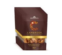 Cambrook - Caramelized Cashews, 45g Bag, Pack of 12