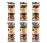 Cambrook - Cocktail Mix 6, Salted, Smoked, Caramelised & Spiced Mix of Nuts, 170g Jar Pack of 6