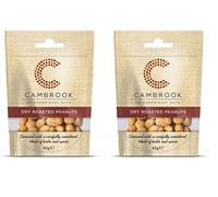 Cambrook - Dry Roasted Peanuts, 45g Bag (Pack of 2)
