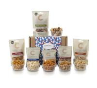Cambrook Ultimate Nuts & Snacks Hamper - Includes A Variety Of Peanuts, Cashews, Truffle Nuts, Giant Corn & More - Hamper Exclusive to Burmont's