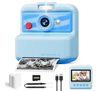 CAMCLID Kids Camera Instant Print, 3.0'' Screen 48MP Kids Digital Camera