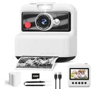 CAMCLID Kids Camera Instant Print, 3.0'' Screen 48MP Kids Digital Camera
