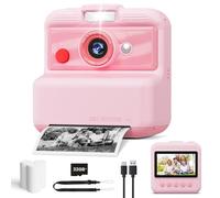 CAMCLID Kids Camera Instant Print, 3.0'' Screen 48MP Kids Digital Camera